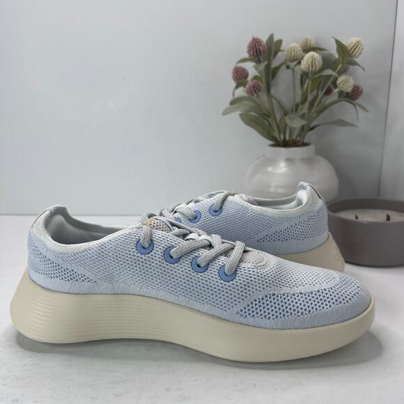 Allbirds Tree Runner Go Sneakers Comfort Knit Lace Up Shoes Light Blue Mens 10.5 main image 7